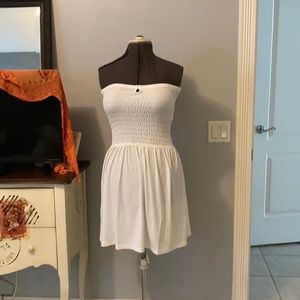 Cute white summer strappy dress